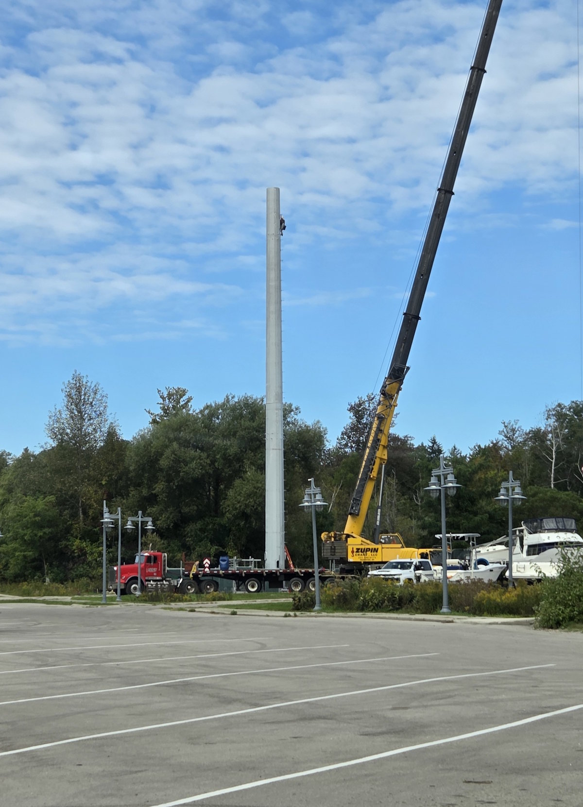 Elmwood Township cell tower construction